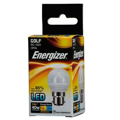 Energizer Led Golf 470LM 5.9W OPAL B22 (BC) Warm White
