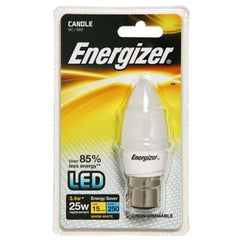 Energizer Led Candle 250LM 3.4W OPAL B22 (BC) Warm White, Pack Of 5
