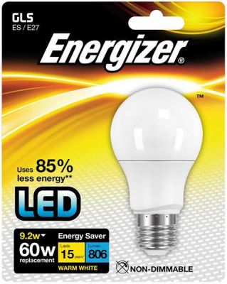 Energizer Led GLS 806LM 9.2W E27 (ES) Warm White,Pack Of 5