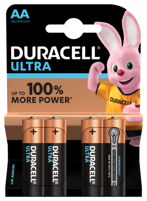 S5723 Duracell AA Ultra Power, Pack Of 4