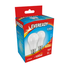 Eveready Led GLS 1521LM B22 (BC) Warm White, Pack Of 4