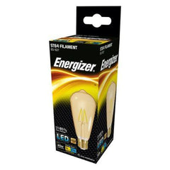 Energizer Filament Gold Led GLS ST64 470LM 5W B22 (BC) Warm White, Pack Of 5