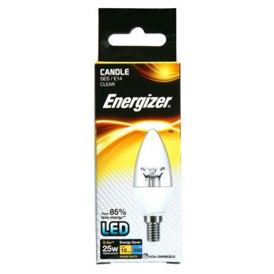 Energizer Led Candle 250LM 3.4W Clear B22 (BC) Warm White