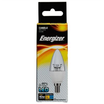 Energizer Led Candle 470LM 5.9W Clear E14 (SES) Warm White
