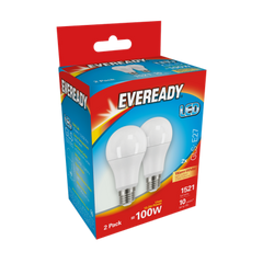 Eveready Led GLS 1521LM E27 (ES) Warm White, Pack Of 4