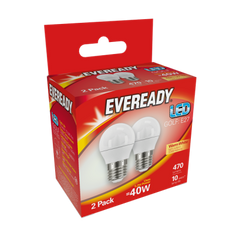 Eveready Led Golf 470LM OPAL E27 (ES) Warm White, Pack Of 4