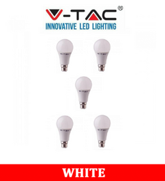 V-TAC 229 9W A58 Plastic Bulb With Samsung Chip Colorcode:6400K B22 5PCS/Pack
