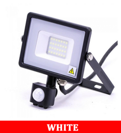 V-TAC 20-S 20W SMD Pir Sensor Floodlight With Samsung Chip Colorcode:6400k Black Body Grey Glass