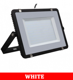 V-TAC 206 200W Smd Floodlight With Samsung Chip Colorcode:6400k Black Body Grey Glass (120lm/W)