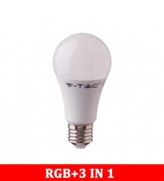 V-TAC 5119 10W A60 Bulb Compatible With Amazon Alexa And Google Home Colorcode:RGB+WW+CW E27
