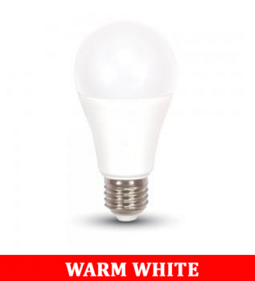 V-TAC 2016 9W A60 Plastic Sensor Led Bulb Colorcode:2700k E27 200'D