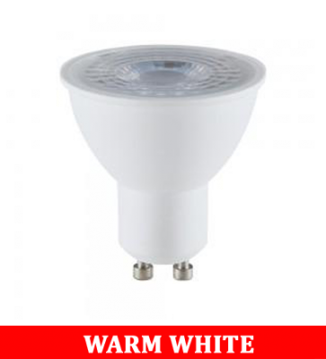 V-TAC 2305 5W GU10 Plastic Spotlight With Ic Driver & Lens Colorcode:3000K 38'D