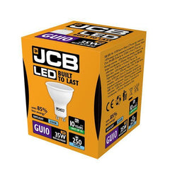 JCB 3W GU10 LED - 35W Replacement - 250lm - 6500K - Non Dimmable