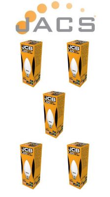 Jcb Led Candle 520lm OPAL B22(ES) 4000K, Pack Of 5