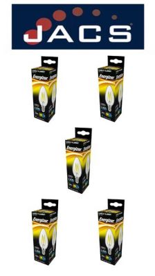 Energizer Filament Led Candle 470lM 4W E14 (SES) Warm White, Pack Of 5