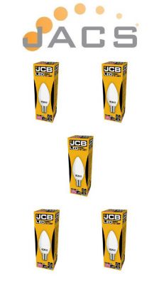 Jcb Led Candle 520lm OPAL E15(SBC) 65000K, Pack Of 5