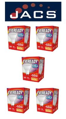 Eveready Led GU10 345LM Warm White, PACK OF 5