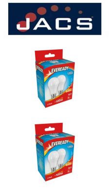 Eveready Led GLS 1521LM E27 (ES) Warm White, Pack Of 4