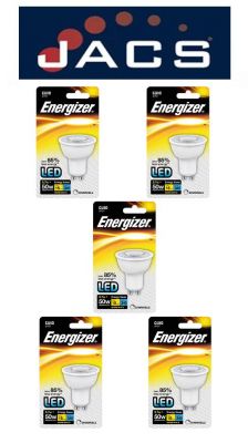 Energizer Led GU10 345LM 5.5W Warm White Dimmable, Pack Of 5