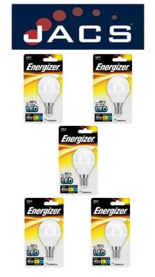 Energizer Led Golf 470LM 6.2W Opal E14 (SES) Warm White Dimmable, Pack Of 5